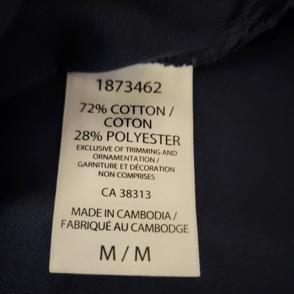 United Colors Of Benetton Dark Blue Polo Dress, Size Medium - Picture 5 of 5